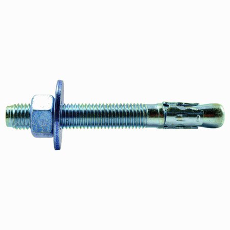 TORQUEMASTER Torquemaster Wedge Anchor, 6-1/4" L, Steel Blue Ruspert, 10 PK 51816